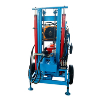 Mikton – Foreuse de puits d'eau diesel portable sur roues, profondeur max. 200 m, utilisation facile pour agriculteurs et particuliers