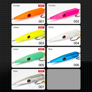Esca Dura Artificiale Affondante GT Sinking Pencil per la Pesca, Affondamento Lento 45g 50g 60g, per la Pesca a Traina in Acqua Salata di Spigola (Walk the Dog) - Product Image 5