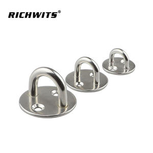 Boucle de porte ronde en acier inoxydable Zhibo, quincaillerie marine pour bateau et navire, anneau de levage de porte, verrouillage, étiquette et plaque à œil, boucle de fixation facile - Product Image 3