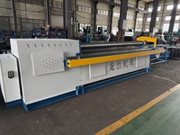 Machine à cintrer les plaques à quatre rouleaux W12 3x3000, adaptée aux applications de cintrage de cylindres en acier de grande taille.