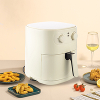 Penjualan Terlaris Penggorengan Udara Elektrik 6L Bebas Minyak, Plastik, 1500W, Multifungsi, untuk Hotel & Rumah Tangga