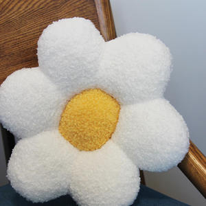 Cojín Decorativo Lavable con Forma de Flor Blanca para Decoración del Hogar, Cojín de Piso para Sala de Estar y Dormitorio, Modelo 8592 - Product Image 3