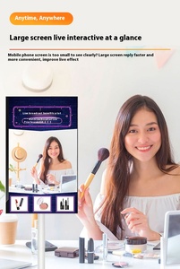 เครื่องถ่ายทอดสดทางอินเทอร์เน็ตที่มีชื่อเสียงเครื่องเดียวทีวีพกพาพร้อมตู้สีขาวหน้าจอใหญ่สำหรับฉายภาพสตรีมสด - Product Image 6