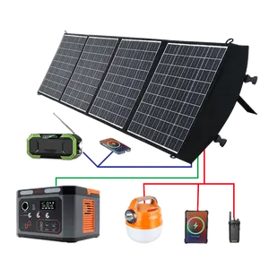 330w 500 와트 태양 전지 패널 제조 1000w 150w 24v 휴대용 접이식 태양 전지 패널