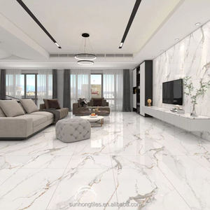 Piastrelle in Ceramica Effetto Marmo 60X120 di Lusso Placcate in Oro, Antiscivolo, Design Moderno per Interni, Prezzo all'Ingrosso - Product Image 4