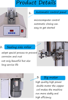 Machine à sceller les boîtes électriques MO-QDMECH, machine à sertir automatique pour boîtes de boissons et boîtes de conserve avec pédale.