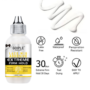 Custom Extreme Hold Lace <strong>Wig</strong> <strong>Glue</strong> No Toxic for Hair Waterproof Perspiration Resistant Long Lasting Adhesion Lace <strong>Glue</strong> Modeling E - Product Image 2