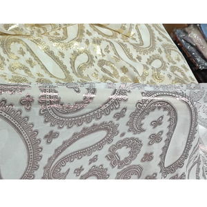 Tissu en mousseline de <span class=keywords><strong>soie</strong></span> avec fil métallique Lurex, tissu transparent pour robes et vêtements de mode - Product Image 5
