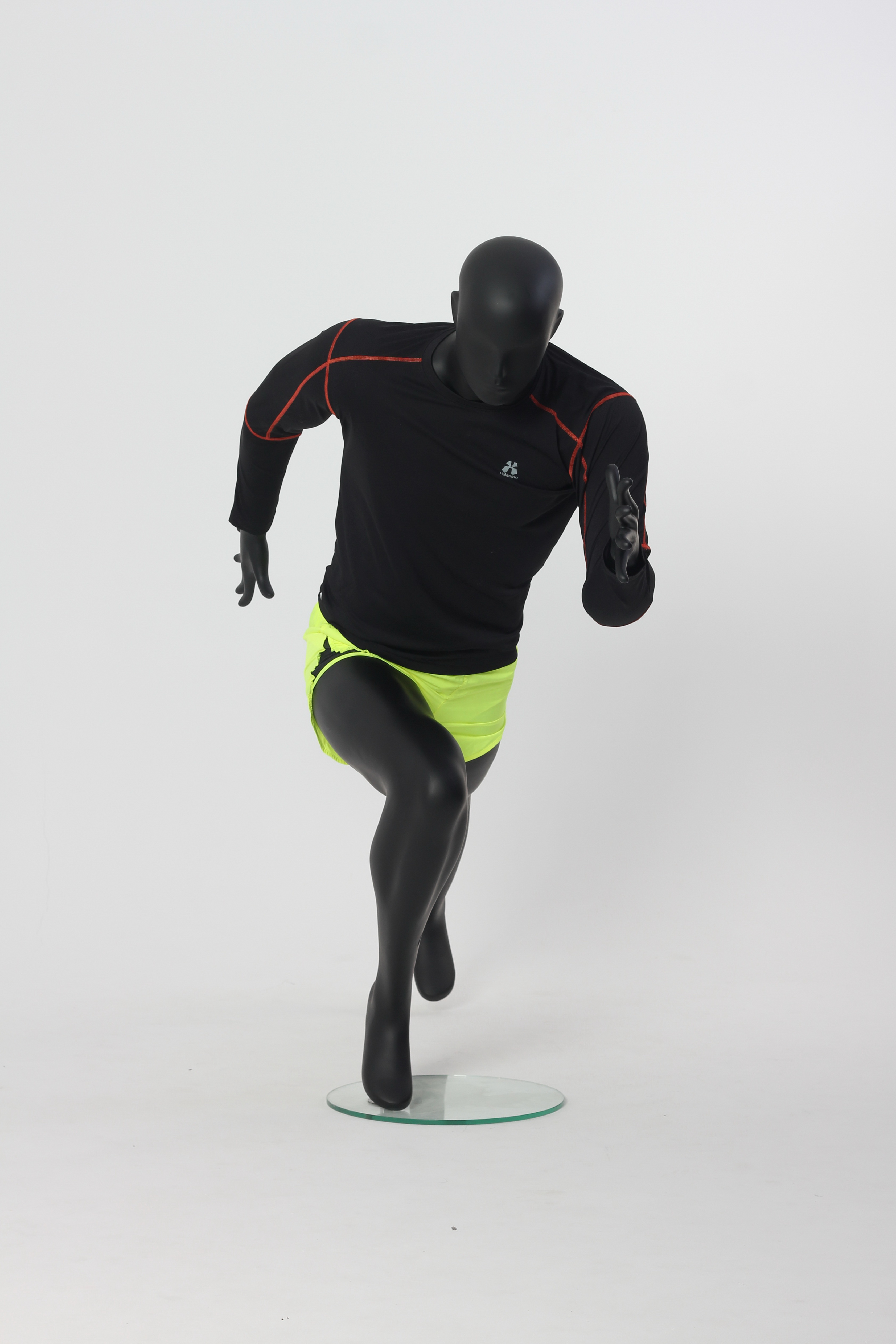 新式跑步玻璃纤维运动男性人体模型假人