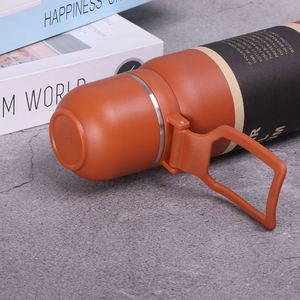 Vacuum Insulated Thermos for <b>Hot</b> and Cold <b>Drinks</b> 650ml Thermal Coffee <b>Flask</b> with Cup, Leakproof Stainless Steel Drinking Bottle - Product Image 3