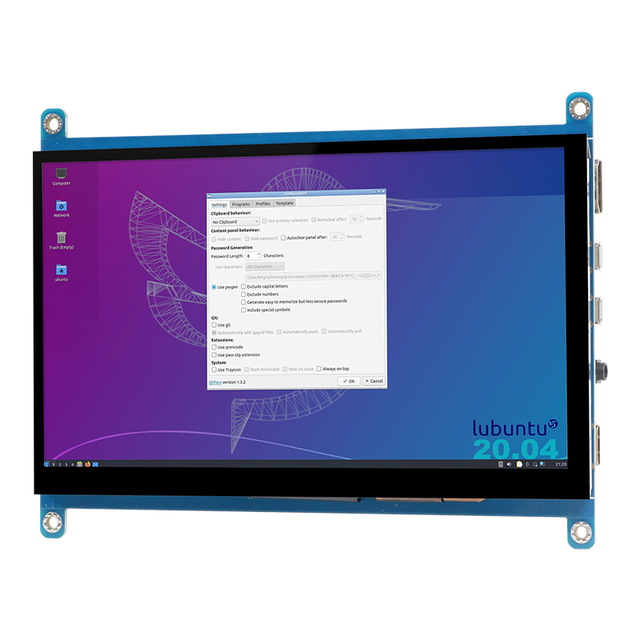 7 Inch Open Frame 800* 480 Resolution  LCD Touch Screen  Monitor Raspberry Pi Screen