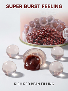 Perlas de Boba con Sabor a Frijol Rojo, Certificadas Halal, Saludables, 900g por Paquete, <span class=keywords><strong>Ingredientes</strong></span> para Té con Leche o Té de Burbujas - Product Image 3
