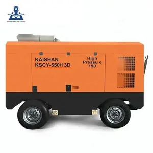 High Efficiency KSCY Screw Air Compressor 10bar 75kw Diesel Engine Air Compressors