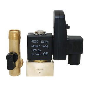 Válvula de Drenaje Temporizada para Secadoras Automáticas, Válvula de Control Electrónico para Compresores de Aire Refrigerados, Válvula de Drenaje para - Product Image 1