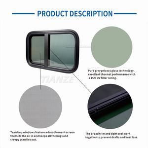 TIANZE 356*559 Vertical Teinté Coulissant RV Windows Camper Car Window pour RV & Window Accessoires - Product Image 3