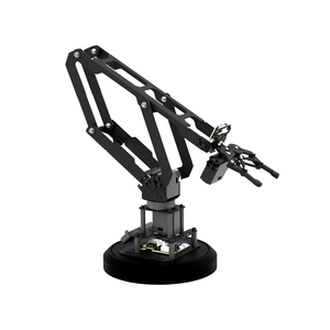 Brazo Robótico de Escritorio de Metal Ligero de <span class=keywords><strong>4DOF</strong></span>, Kit de IA, Jetson Raspberry Pi, HuggingFace, Proyecto Robótico LeRobot, ESP32S3, WiFi Inalámbrico - Product Image 1
