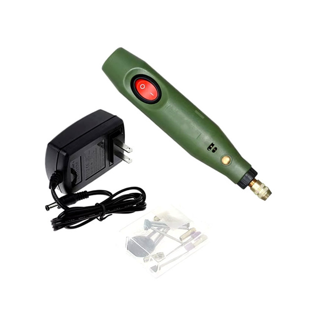 Mini Cordless Electric Drill Pen Battery-Powered Grinding Machine for Wood Application