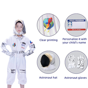 <span class=keywords><strong>Astronauta</strong></span> juego de rol Conjunto de vestir fingir espacio traje Halloween niños <span class=keywords><strong>astronauta</strong></span> uniforme carrera día disfraces para niños - Product Image 2