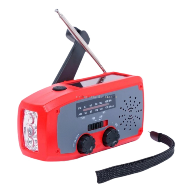 Emergency Radio NOAA Weather Solar Cheap Hand Crank Radio with Energia Solare Portable