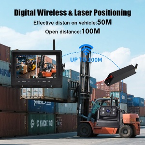 Sistema di Telecamere Wireless per Camion e Carrelli Elevatori, 1080P Alta Definizione, Schermo da 9 Pollici, Kit di Monitoraggio Retrovisore con Specchio - Product Image 2