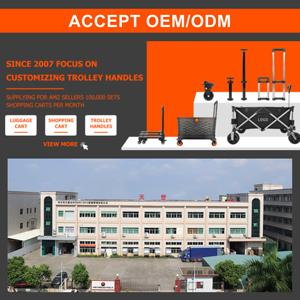 Customized Telescopic Aluminium <b>Trolley</b> Handle Model T733D for Luggage - Product Image 6