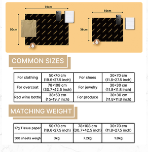 Custom Eco-Friendly Printed Tissue <b>Paper</b> Set with Sticker for <b>Wrapping</b> Clothes Shoes Flowers & Gifts - Product Image 5