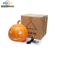 Nueva Máquina de Humo Devil Jack-o'-lantern de 600W, Luces Decorativas para Halloween, Equipo de Iluminación Profesional para Fiestas y Eventos