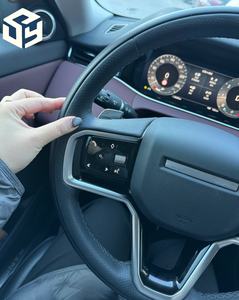 Volant en cuir perforé en fibre de carbone pour Land Rover Sport Range <span class=keywords><strong>SVR</strong></span> L494 L405 <span class=keywords><strong>Evoque</strong></span> Volant en fibre de carbone - Product Image 2