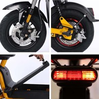 Vélo Électrique de Livraison pour Adultes en Gros, E-Bike 60V 1000W, Batterie Numérique Électronique 20AH, Cadre en Acier
