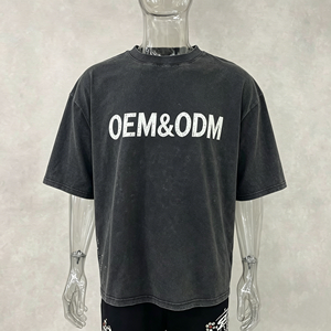 <span class=keywords><strong>T</strong></span>-<span class=keywords><strong>shirt</strong></span> vierge ample et oversize pour <span class=keywords><strong>homme</strong></span>, style vintage et graphique, OEM ODM, pour impression de marque, vente en gros - Product Image 1
