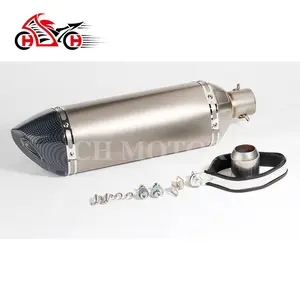 pipe scooter exhaust all fit left or right side 200cc motorcycle muffler