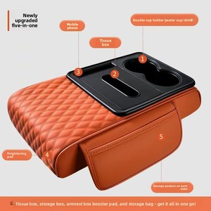 Boîte de rangement surélevée pour accoudoir de voiture, compatible avec divers modèles, modèle 816 <span class=keywords><strong>OLIVER</strong></span>, ajustement direct, supporte la livraison directe - Product Image 2