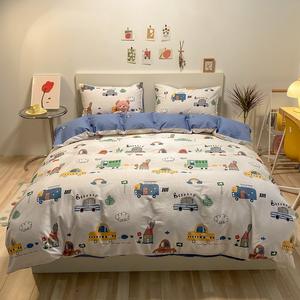 Qualità in pura lana di cotone con stampa animalier Cartoon resistente all'acqua 300tc Thread Count Set piumino stagione autunnale - Product Image 6