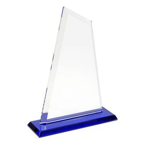 Transparent Blue Glass <b>Eyewear</b> <b>Display</b> 190X120X10Mm Stand - Product Image 1