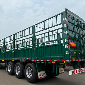 <span class=keywords><strong>Semi</strong></span>-<span class=keywords><strong>remorque</strong></span> <span class=keywords><strong>de</strong></span> cargaison <span class=keywords><strong>de</strong></span> barrière <span class=keywords><strong>de</strong></span> piquet en acier <span class=keywords><strong>de</strong></span> trois essieux pour le compagnon <span class=keywords><strong>de</strong></span> conducteurs <span class=keywords><strong>de</strong></span> camion pour le transport efficace - Product Image 1