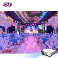 Système de projection de mariage à affichage holographique 3D intérieur Projecteur de sol mural interactif