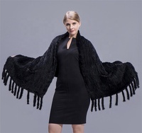 MWFur Fashion Chinese Supplier Großhandel Winter Strick Nerz Pelz Schal für Frauen Big Size Nerz Haar Schal Winter mode