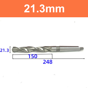 21.3mm HSS Morse stinco conico torsione punta ad alta velocità in acciaio alesatura trapano per ferro acciaio rame metallo - Product Image 2