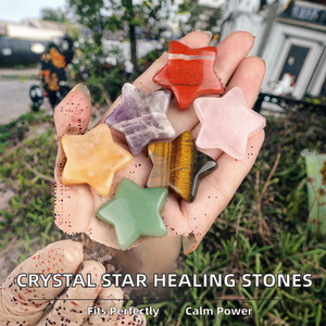 Venta al por Mayor de Piedras Naturales de Amatista Talladas y Grabadas, Cuarzo Rosa de Forma Irregular, Estrellas de Cristal Ecológicas para Decoración del Hogar - Product Image 2