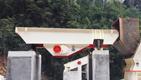HongXing HSF1245 Serie Schwerlast-Grizzly-Vibrationsförderer mit SPS-Steuerung und AC-Motor für Erzverarbeitung, elektrisch, 500-1080 t/h, Henan, China, 1 Jahr Garantie