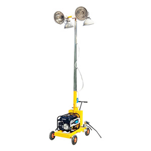 Mobile <b>Lighting</b> Tower Led <b>Light</b> Source E27 Bulb Base Steel Lamp Base Yellow Color Ac Power Supply 50000 Hours Lifespan - Product Image 4