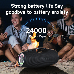 Altavoz Exterior Impermeable de 120 W S78 <span class=keywords><strong>con</strong></span> LED RGB <span class=keywords><strong>con</strong></span> Batería, Compatible <span class=keywords><strong>con</strong></span> USB/AUX/Tarjeta TF/Conectividad TWS para Fiestas - Product Image 6