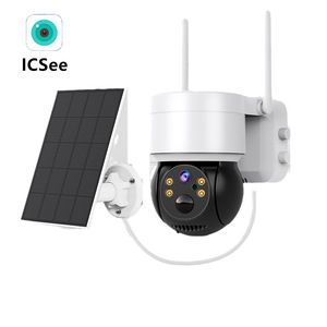 Cámara PTZ para Exteriores con Energía Solar ICSee, 4M WiFi, Visión Nocturna, Almacenamiento en la Nube, Intercomunicador de Voz - Product Image 1