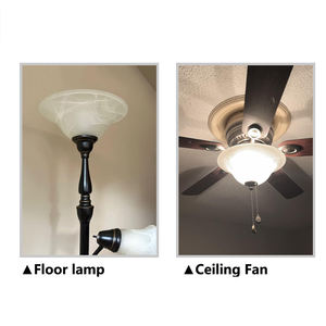 โคมไฟแก้วโบราณสําหรับโคมไฟตั้งพื้น ตะแกรงสีฟ้า Torchiere เปลี่ยนโคมไฟ - Product Image 5