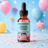 Gouttes liquides de complexe B pour enfants 30 ml, supplément de vitamines B12, B6, B9 méthyliées pour enfants, vente en gros OEM