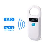 Lector de Etiquetas RFID de Vidrio para Animales Fdx-B ISO11784/85 134.2kHz, Escáner Portátil para Gestión Animal