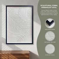 Papier Peint Mural Texturé Abstrait à Lignes Géométriques pour Décoration de Bureau, Peinture Murale 3D en Pulpe Écologique Personnalisée en Gros