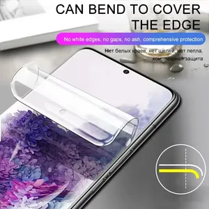 4 Piezas de Película de Hidrogel de Cobertura Total para Samsung Galaxy S23 S20 S21 <span class=keywords><strong>S22</strong></span> S25 S26 <span class=keywords><strong>Ultra</strong></span> Plus FE A16 A17 A22 A26 A34 A54 A56 A55 A52 A07 - Product Image 3
