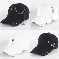 Casquette de Baseball forme de dôme pour étudiantes, noire, grandes feuilles, protection solaire, tendance, printemps été