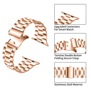 <span class=keywords><strong>Bracelet</strong></span> en acier inoxydable pour <span class=keywords><strong>Apple</strong></span> <span class=keywords><strong>Watch</strong></span>, <span class=keywords><strong>44mm</strong></span>, 40mm, 42mm, 38mm, accessoires, <span class=keywords><strong>bracelet</strong></span> en métal, IWatch série 3 4 <span class=keywords><strong>5</strong></span> 6 SE 7 41mm 45mm - Product Image 5